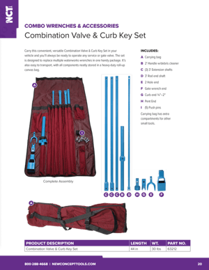 Download the NCT Combo Wrenches & Accessories PDF 