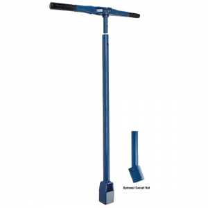 Team NCT steel ratcheting gate wrench shown on a white background with offset optional swivel nut