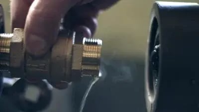 RedHed brass fitting ready to install