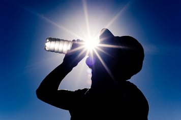 Drinking Water In The Sun
