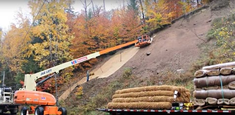 Coconut Biodegradable Rolled Erosion Control Blanket