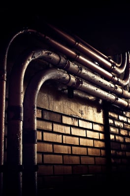 Pipes Along The Wall