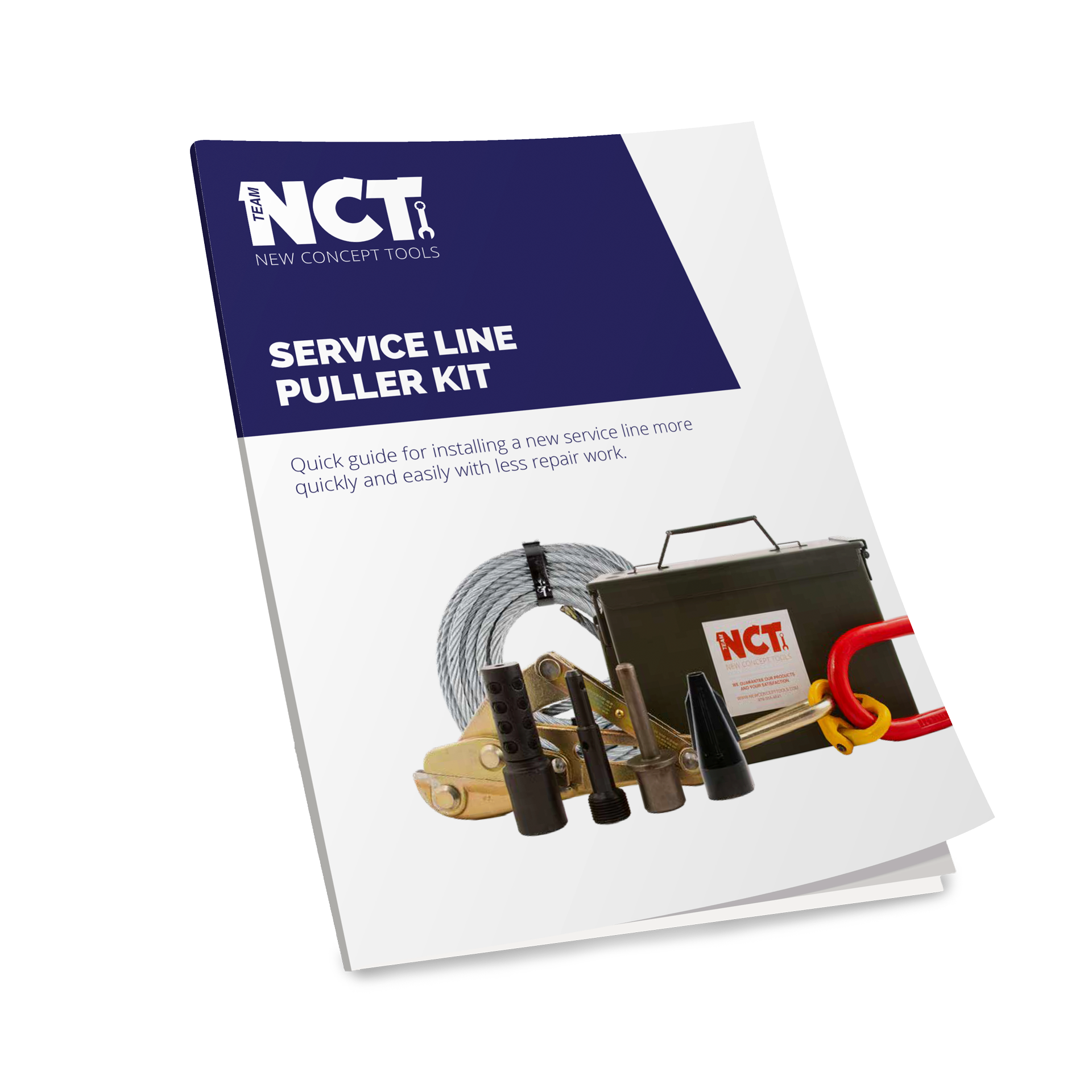 NCT Service Line Puller Kit Instruction Manual Book Cover