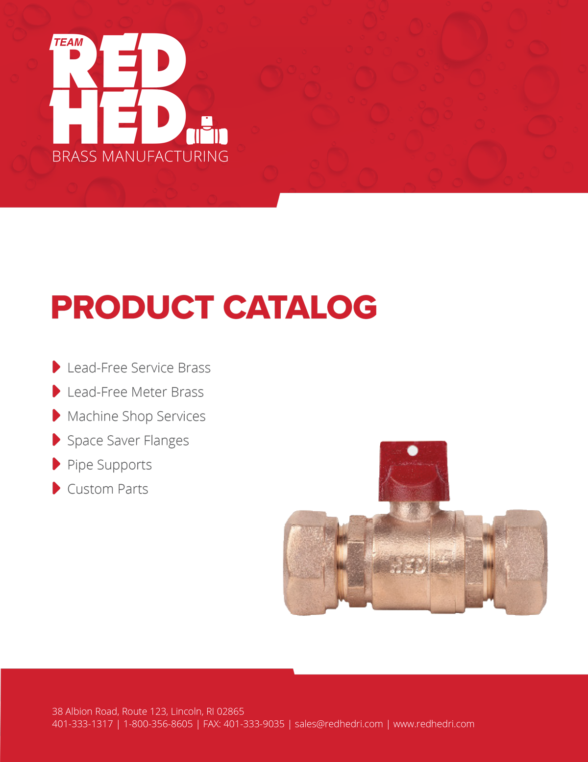 Red Hed Product Catalog Book Cover