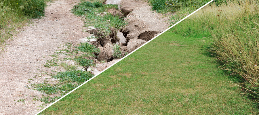 Reduce Rock Riprap with the InstaTurf ShearForce12 Transition Mat Blog Post Featured Image