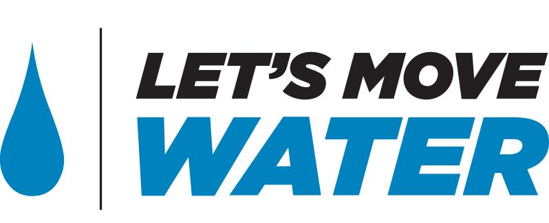 Lets Move Water Logo